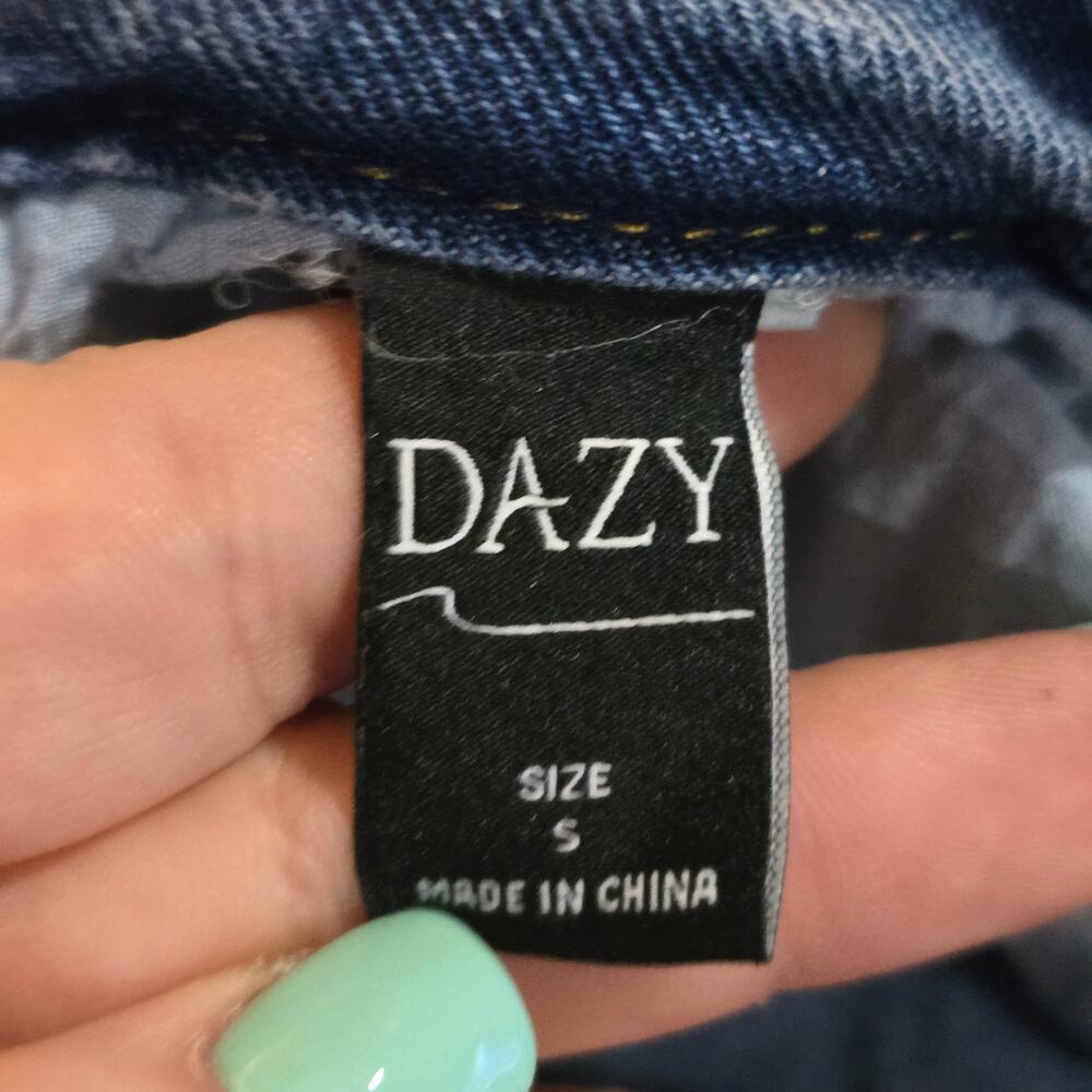 Dazy wide leg baggy Jeans Size Small - Picture 3 of 3